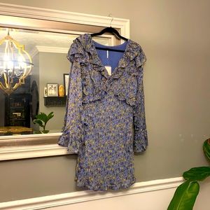 Flirty free people midnight cowboy dress size 12